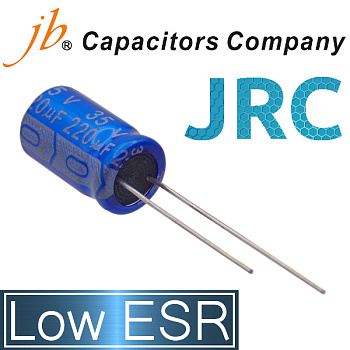 220мкФ 35В (10x15) JRC Конденсатор электролитический