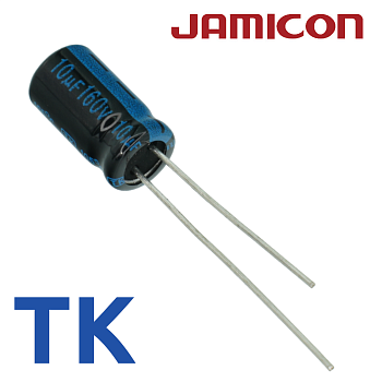 10мкФ 160В (6,3x11) TKR-105C Конденсатор электролитический